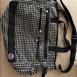 Foxy Gingham Checked Duffel